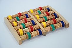 Массажер деревянный для ног (6В colour)